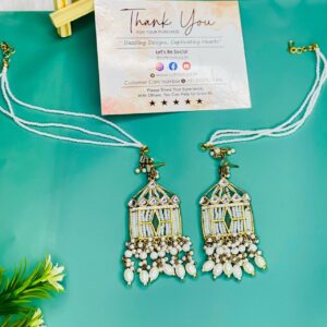 Jharokha Pearl Chandbali