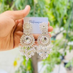 Kundan Chandbali Earrings